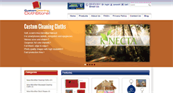 Desktop Screenshot of customcleaningclothstore.com