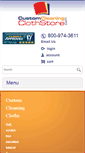 Mobile Screenshot of customcleaningclothstore.com